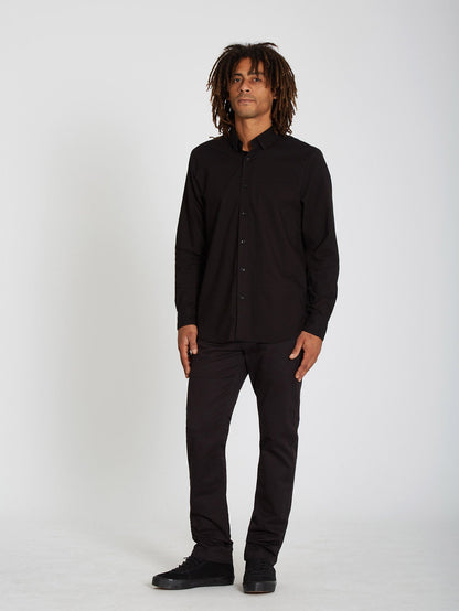 Oxford Stretch Shirt - NEW BLACK