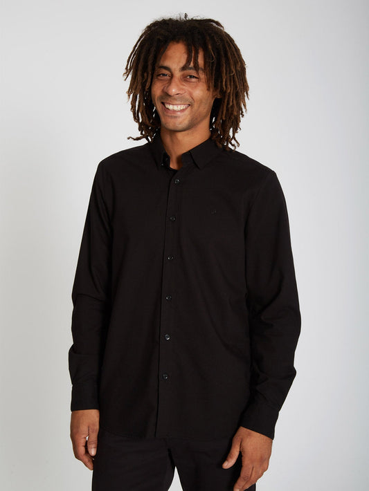 Oxford Stretch Shirt - NEW BLACK