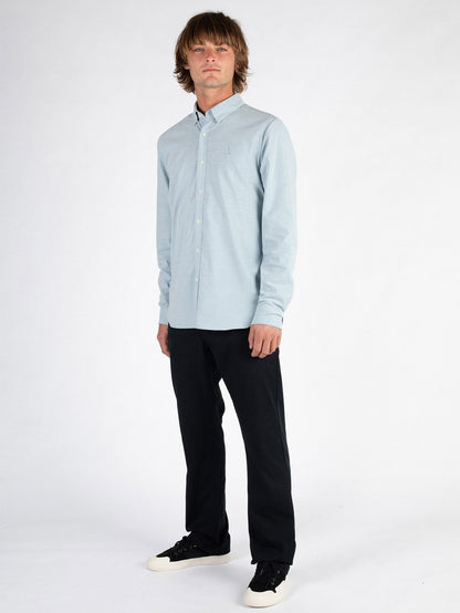 Oxford Stretch Shirt - SRB-SANDED RAW BLACK