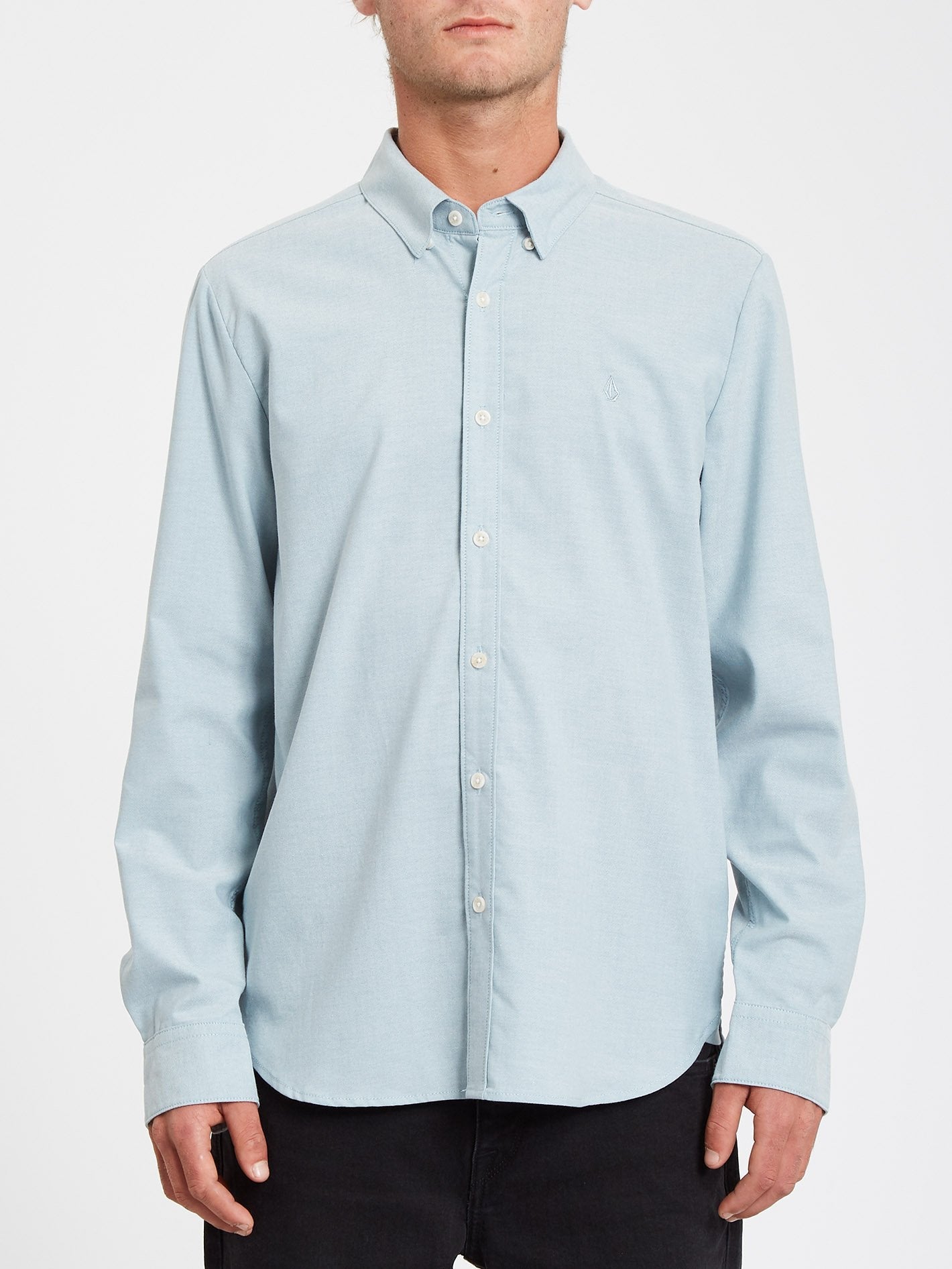 Oxford Stretch Shirt - SRB-SANDED RAW BLACK