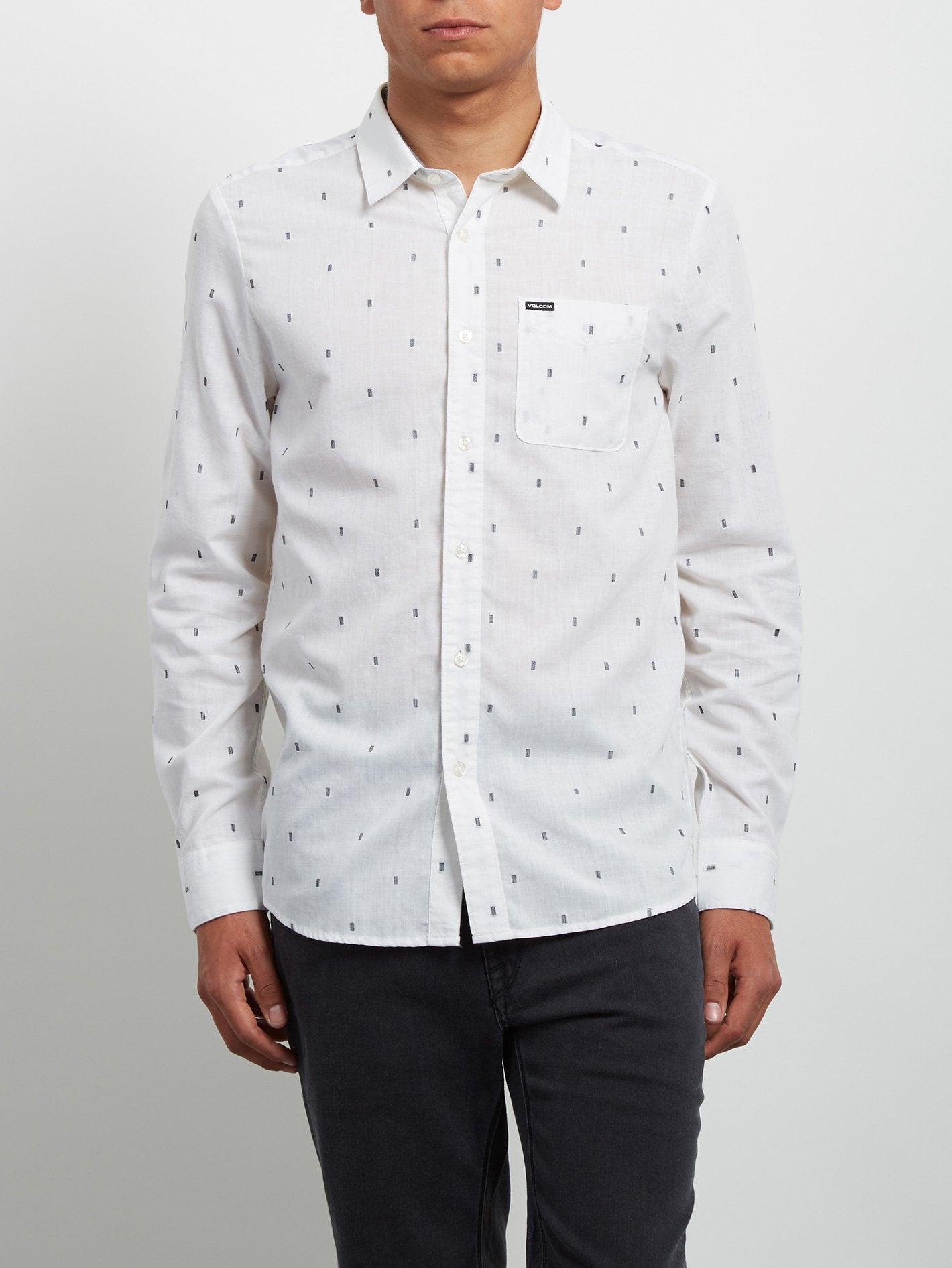 Gladstone Long Sleeve Shirt - White