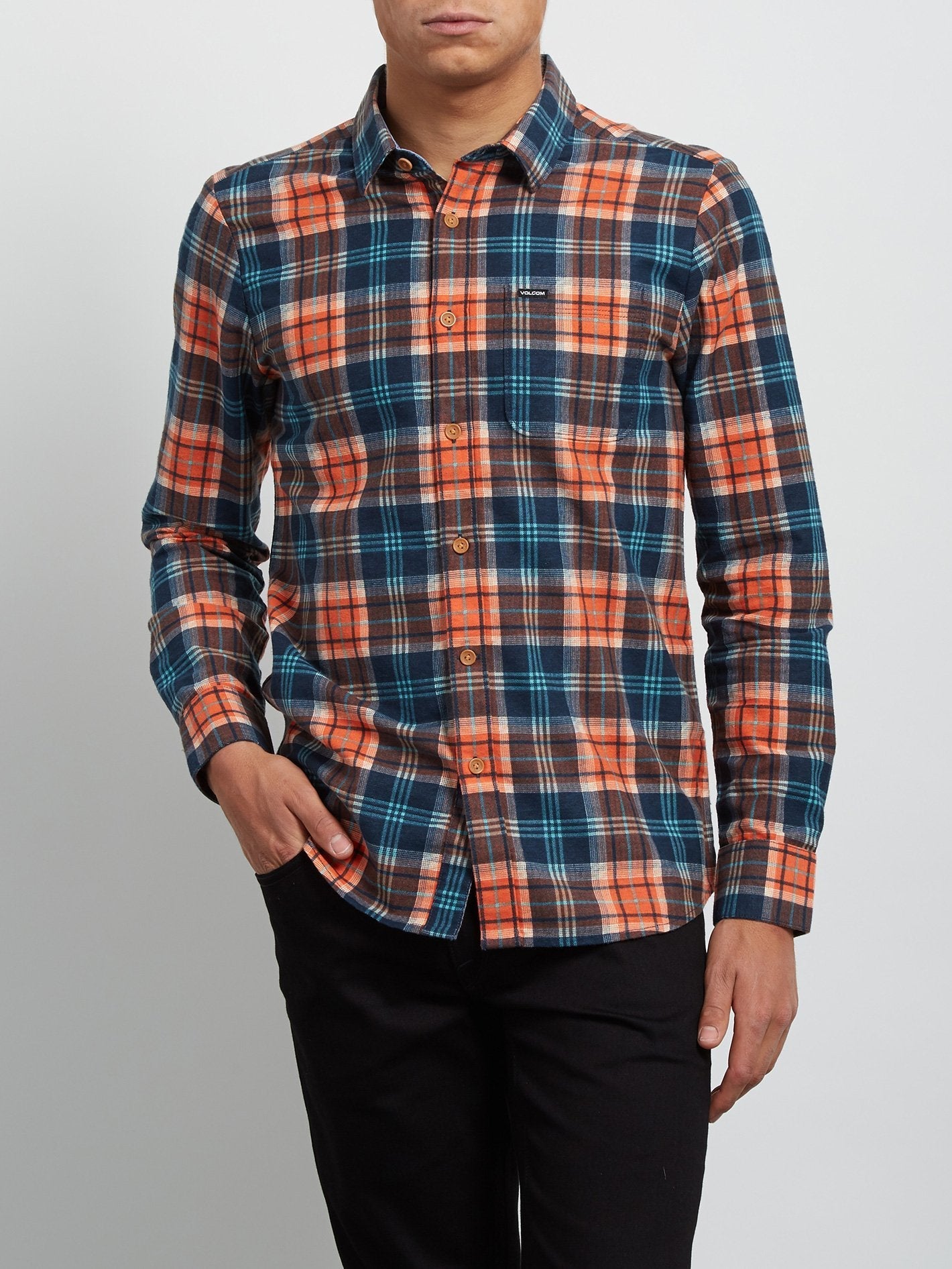 Hayden Long Sleeve Shirt - Scream Red