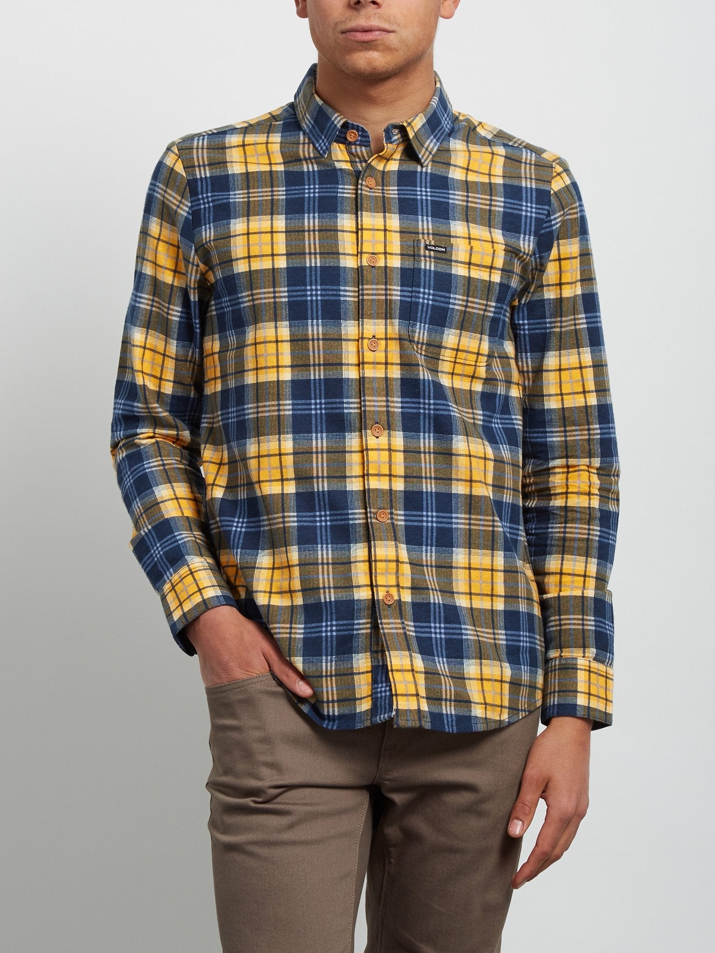 Hayden Long Sleeve Shirt - Tangerine