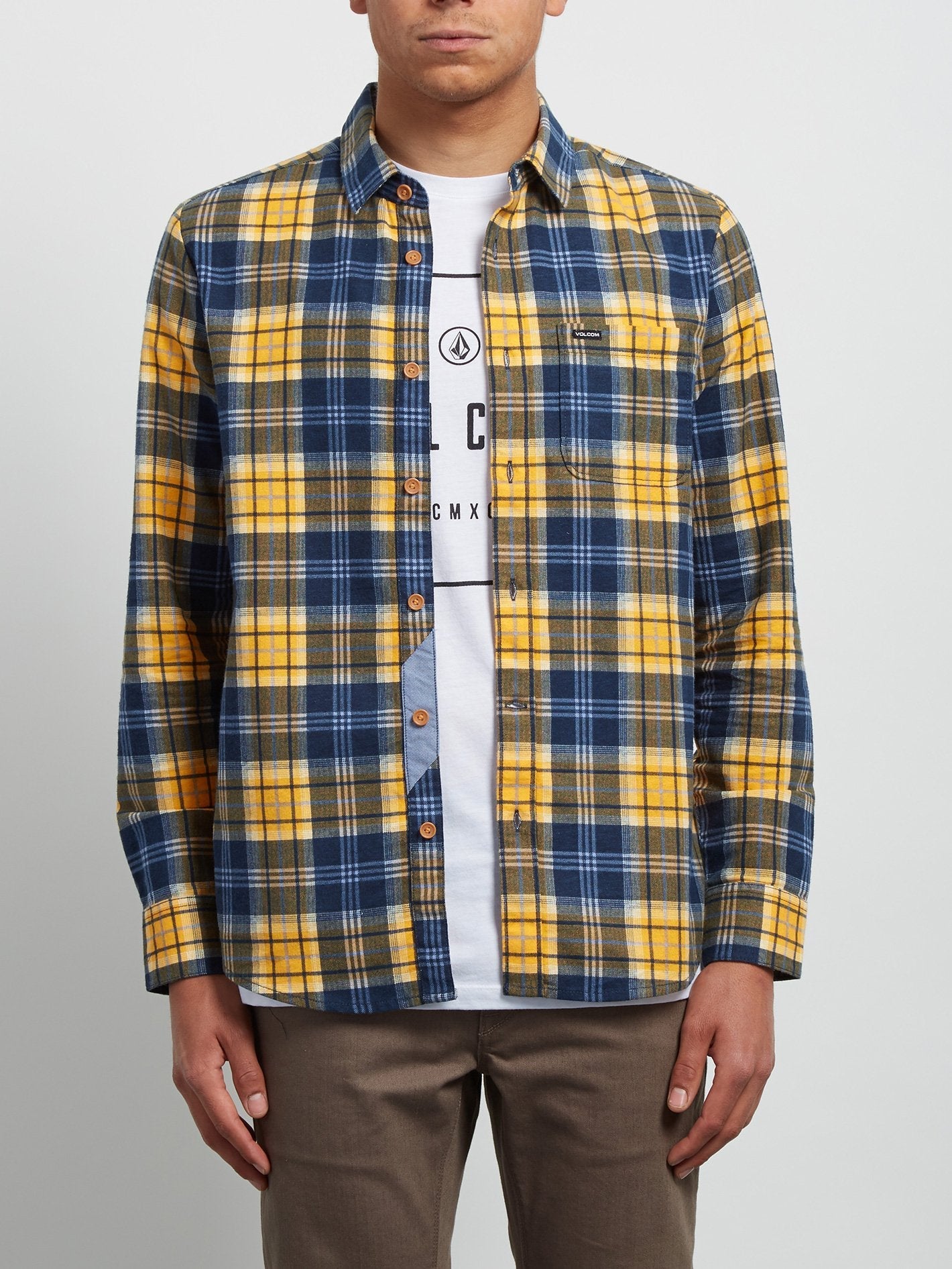 Hayden Long Sleeve Shirt - Tangerine