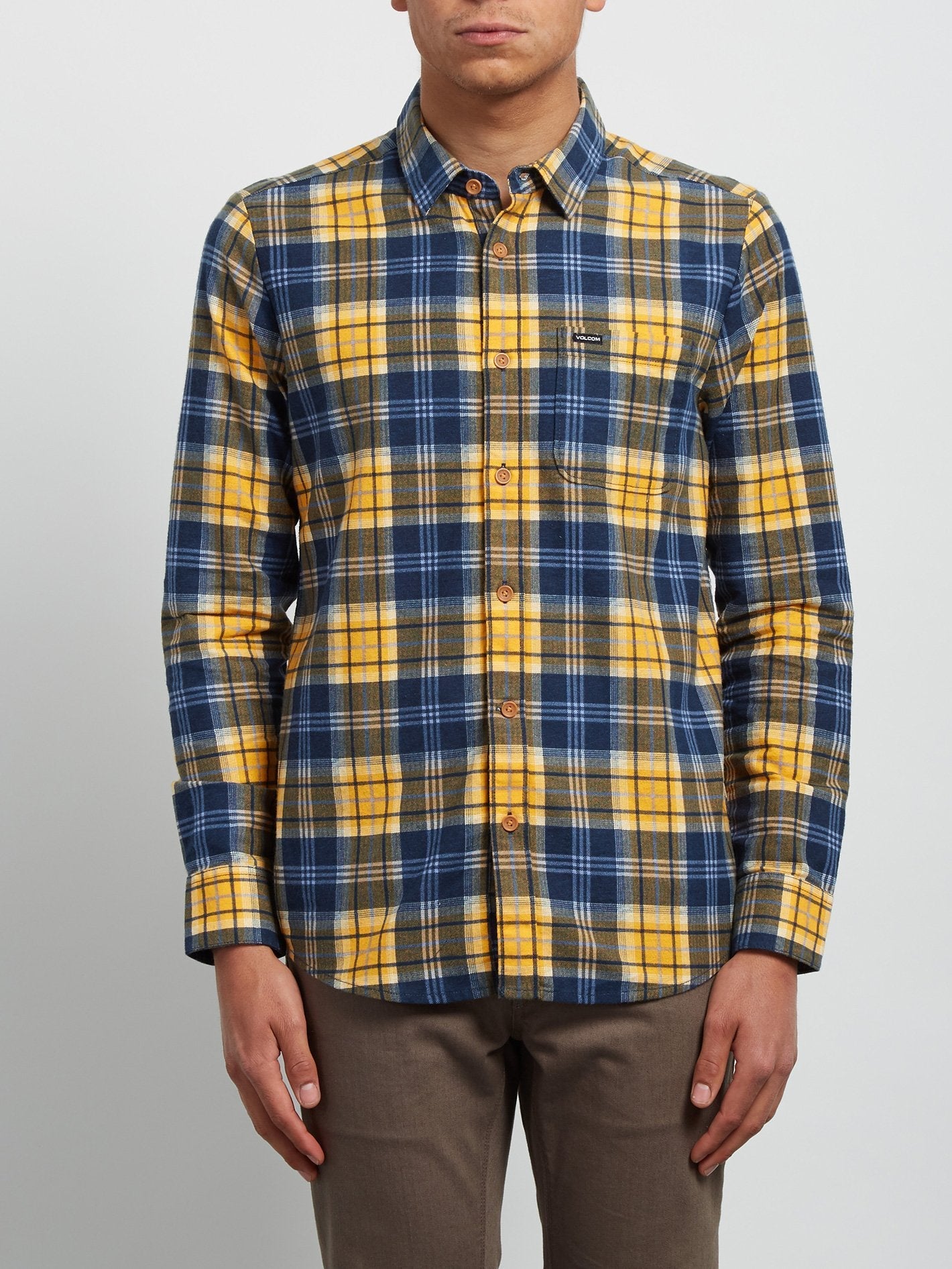 Hayden Long Sleeve Shirt - Tangerine