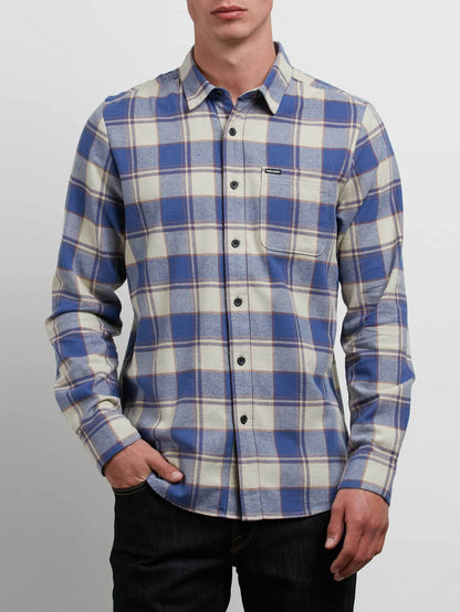 Caden Long Sleeve Shirt - Clay