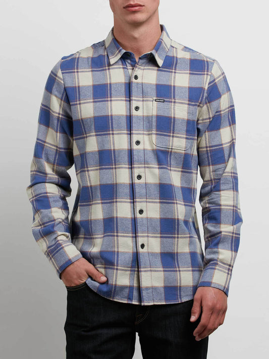 Caden Long Sleeve Shirt - Clay