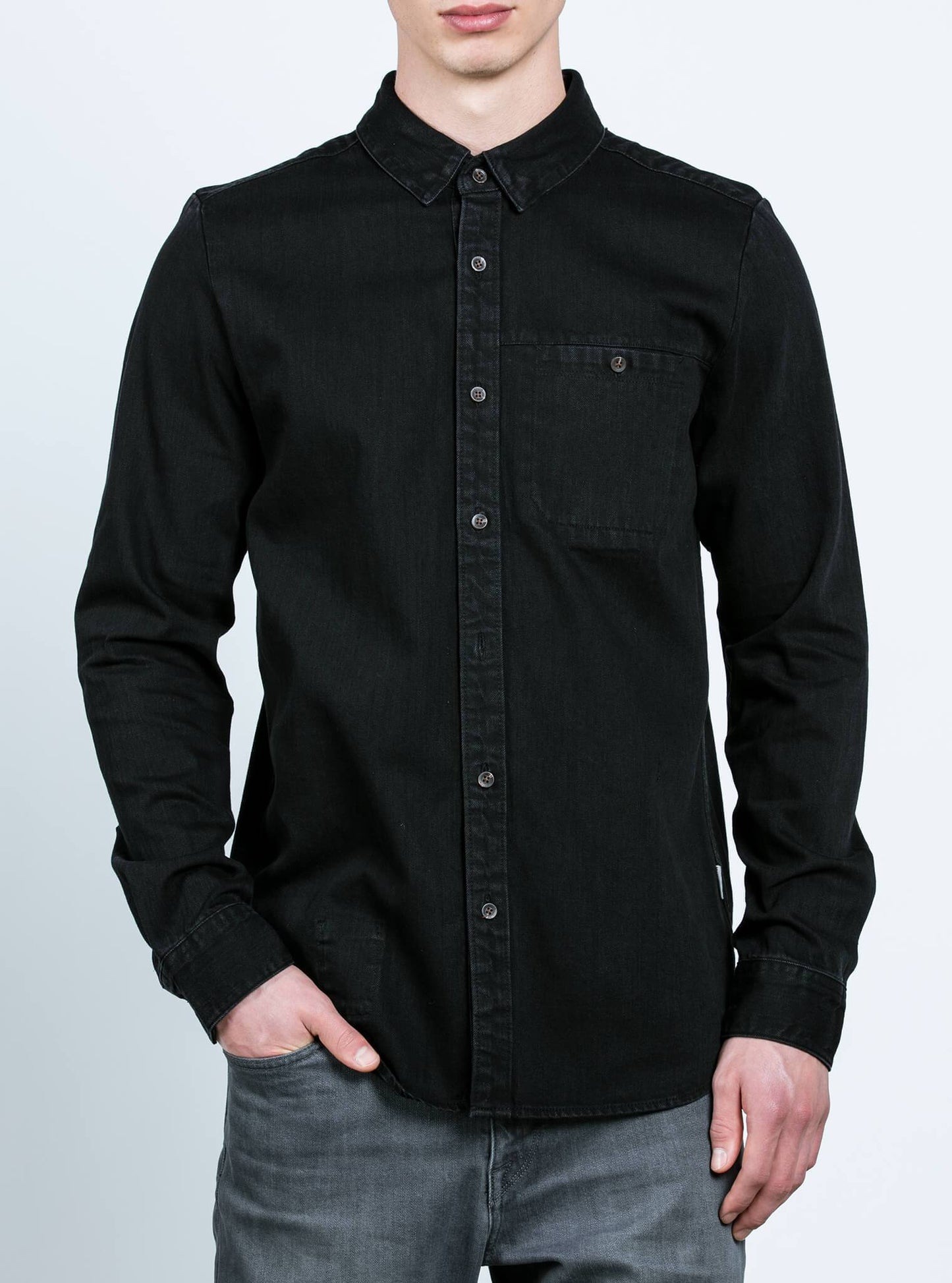 Crowley Long Sleeve Shirt - Black