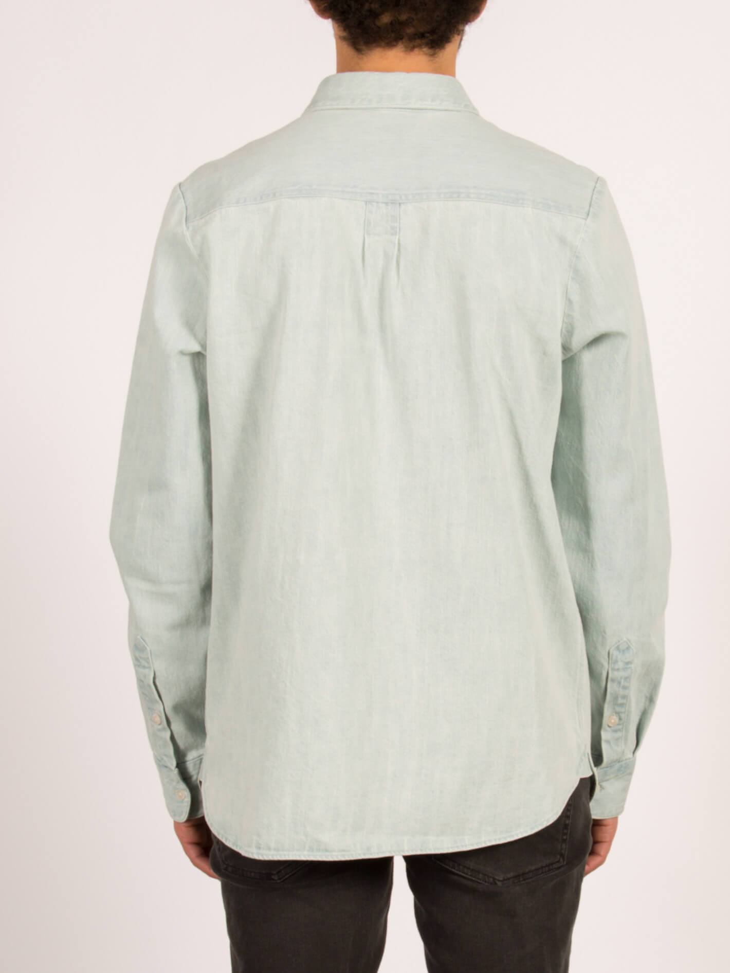 Crowley Long Sleeve Shirt - Cool Blue