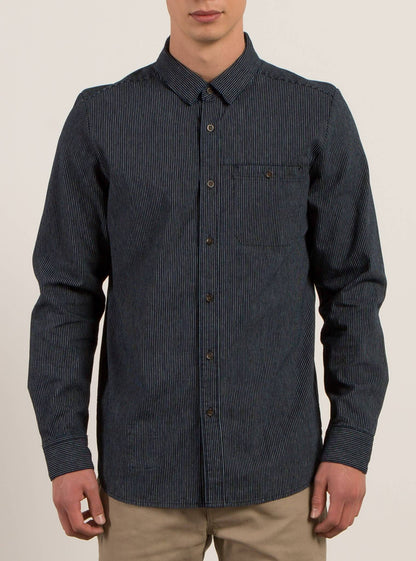 Crowley Long Sleeve Shirt - Indigo
