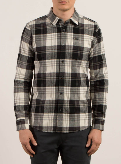 Caden Long Sleeve Flannel - Cloud
