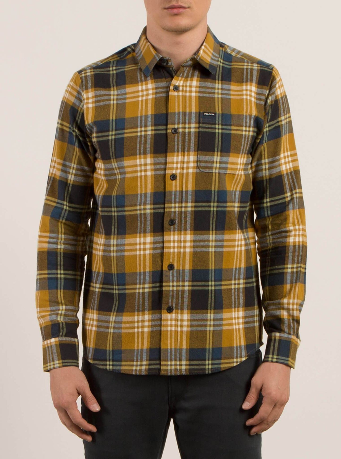 Caden Long Sleeve Flannel - Caramel