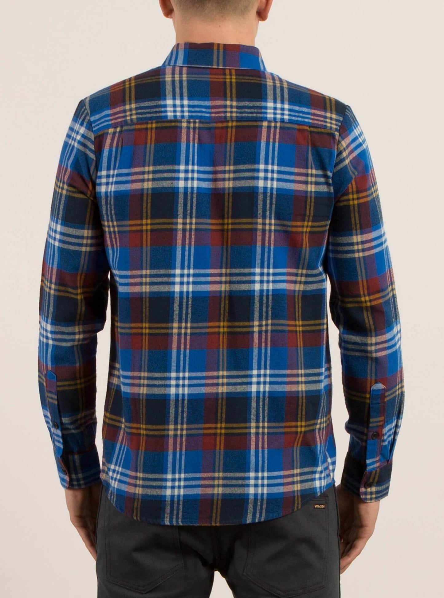 Caden Long Sleeve Flannel - True Blue