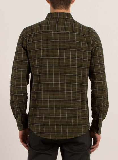 Brodus Long Sleeve Flannel - Military