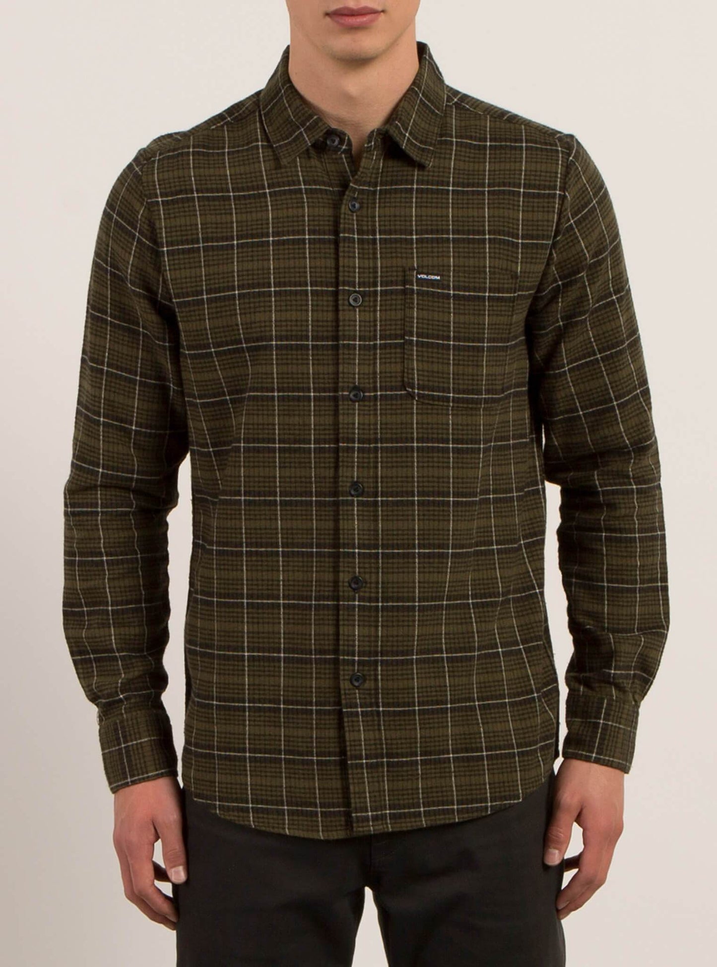 Brodus Long Sleeve Flannel - Military