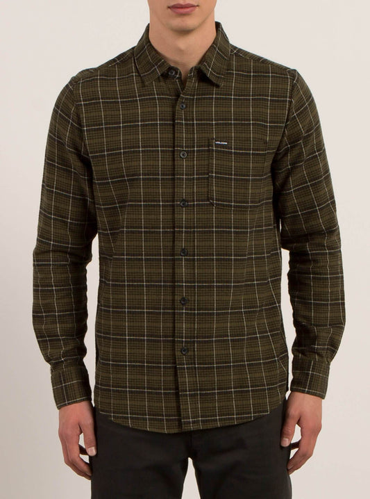 Brodus Long Sleeve Flannel - Military