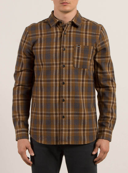Marcos Long Sleeve Flannel - Mud