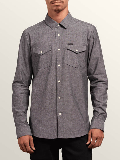 Hayes Long Sleeve Shirt - Grey