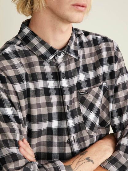 Caden Plaid Shirt - Black