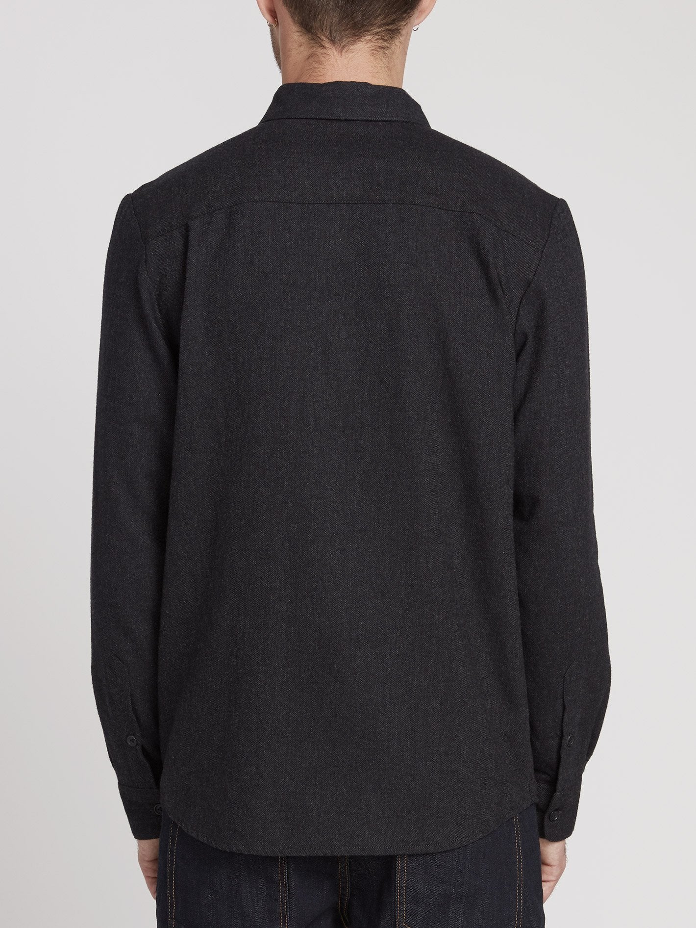 Caden Solid Shirt - Black