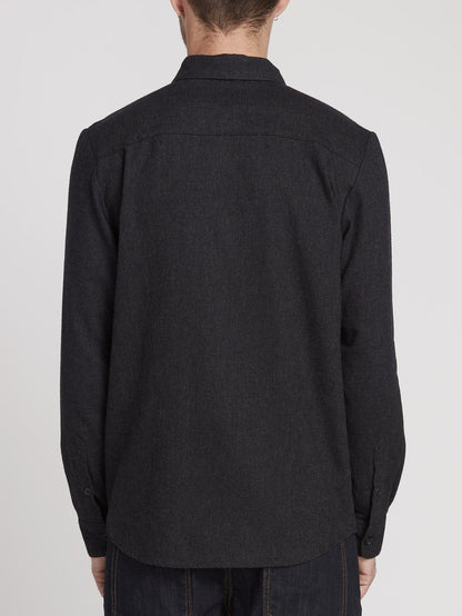 Caden Solid Shirt - Black