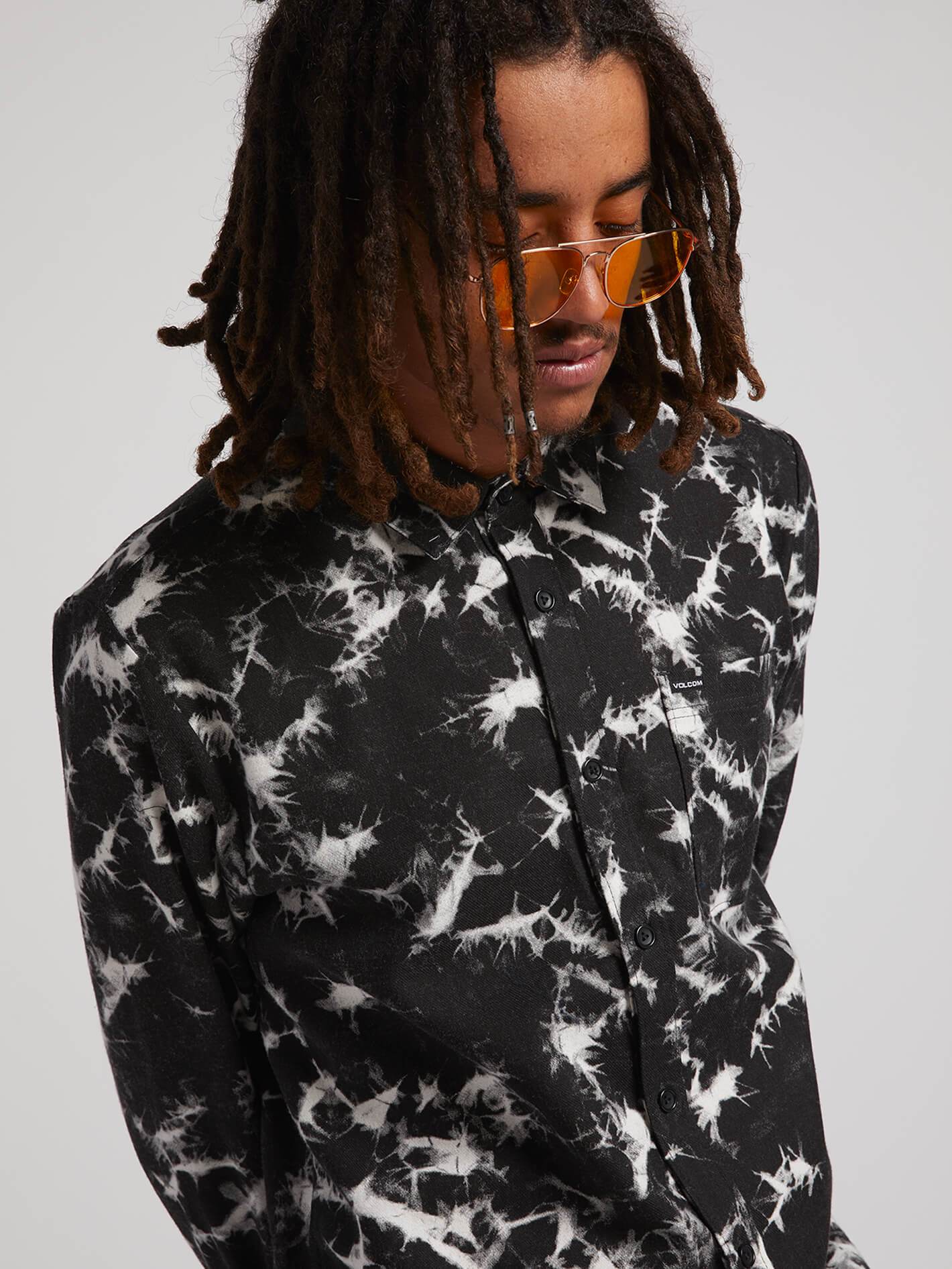 Spinner Flannel Shirt - Black