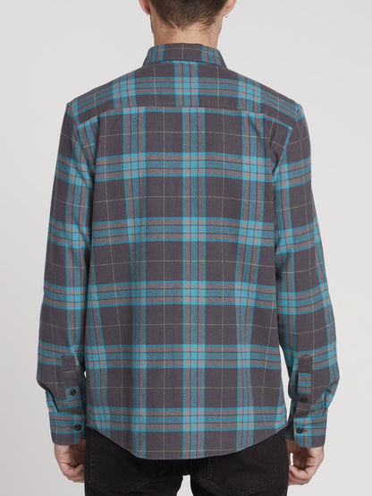Caden Plaid Shirt - Asphalt Black