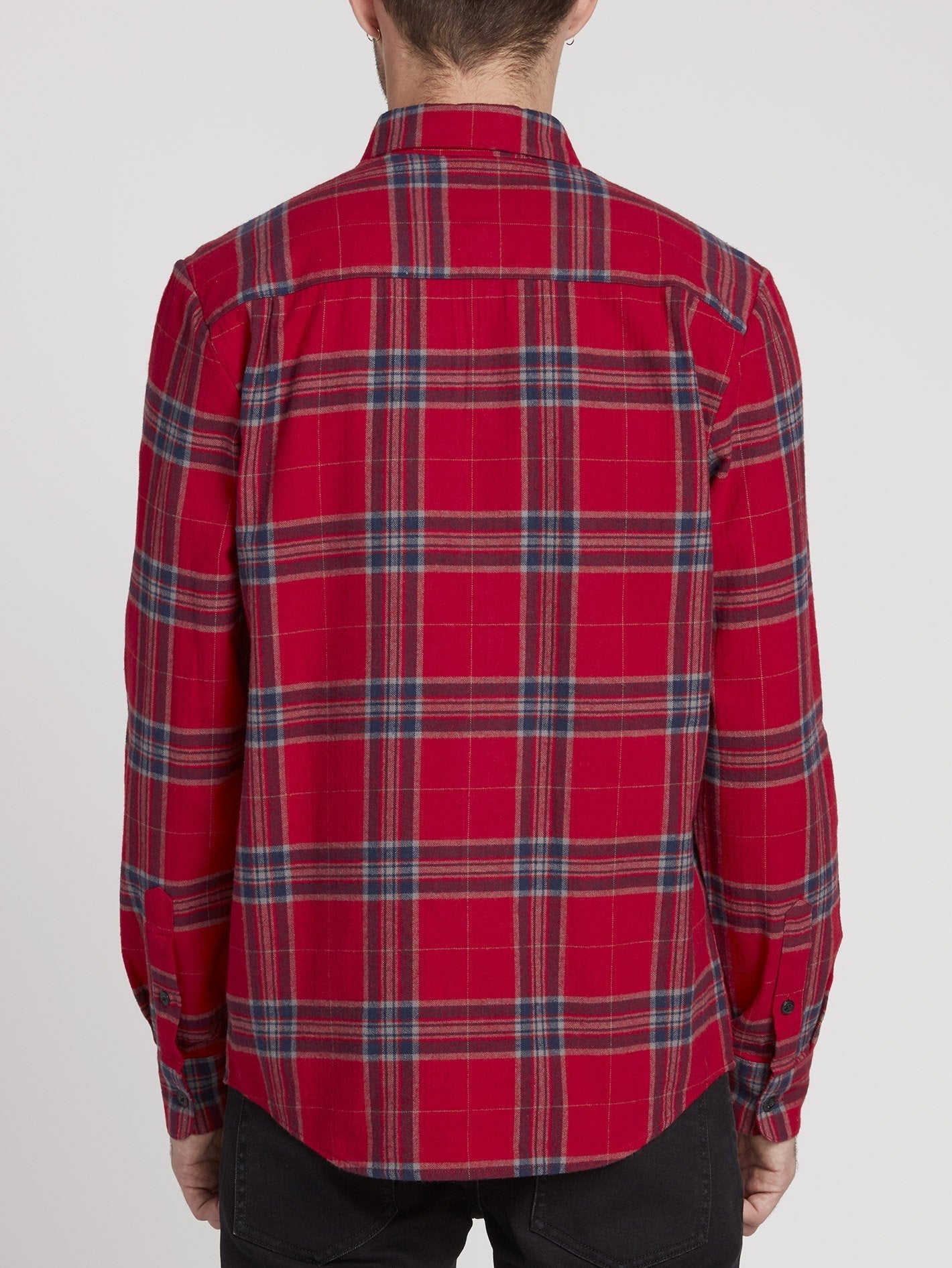 Caden Plaid Shirt - Engine Red
