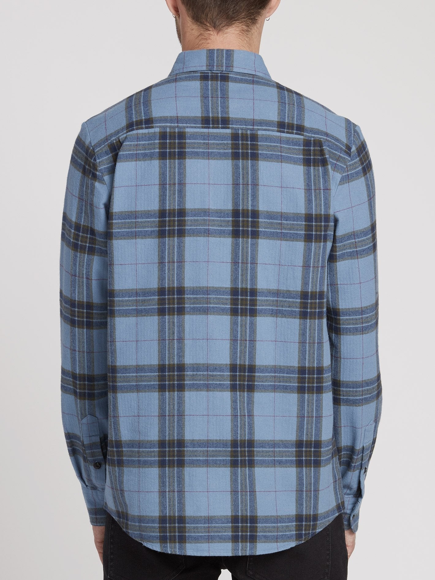 Caden Plaid Shirt - Blue Rinse