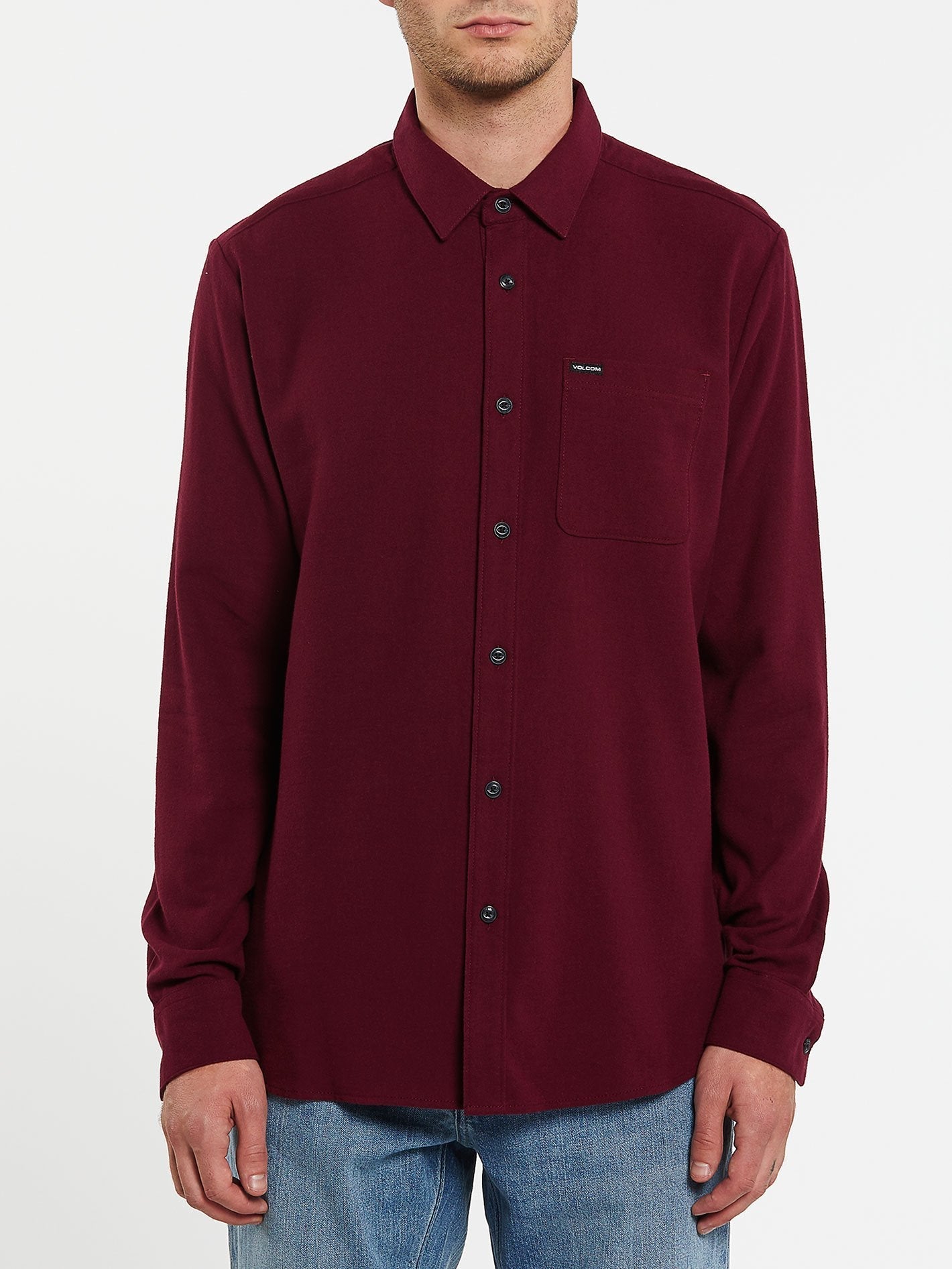Caden Solid Shirt - PORT