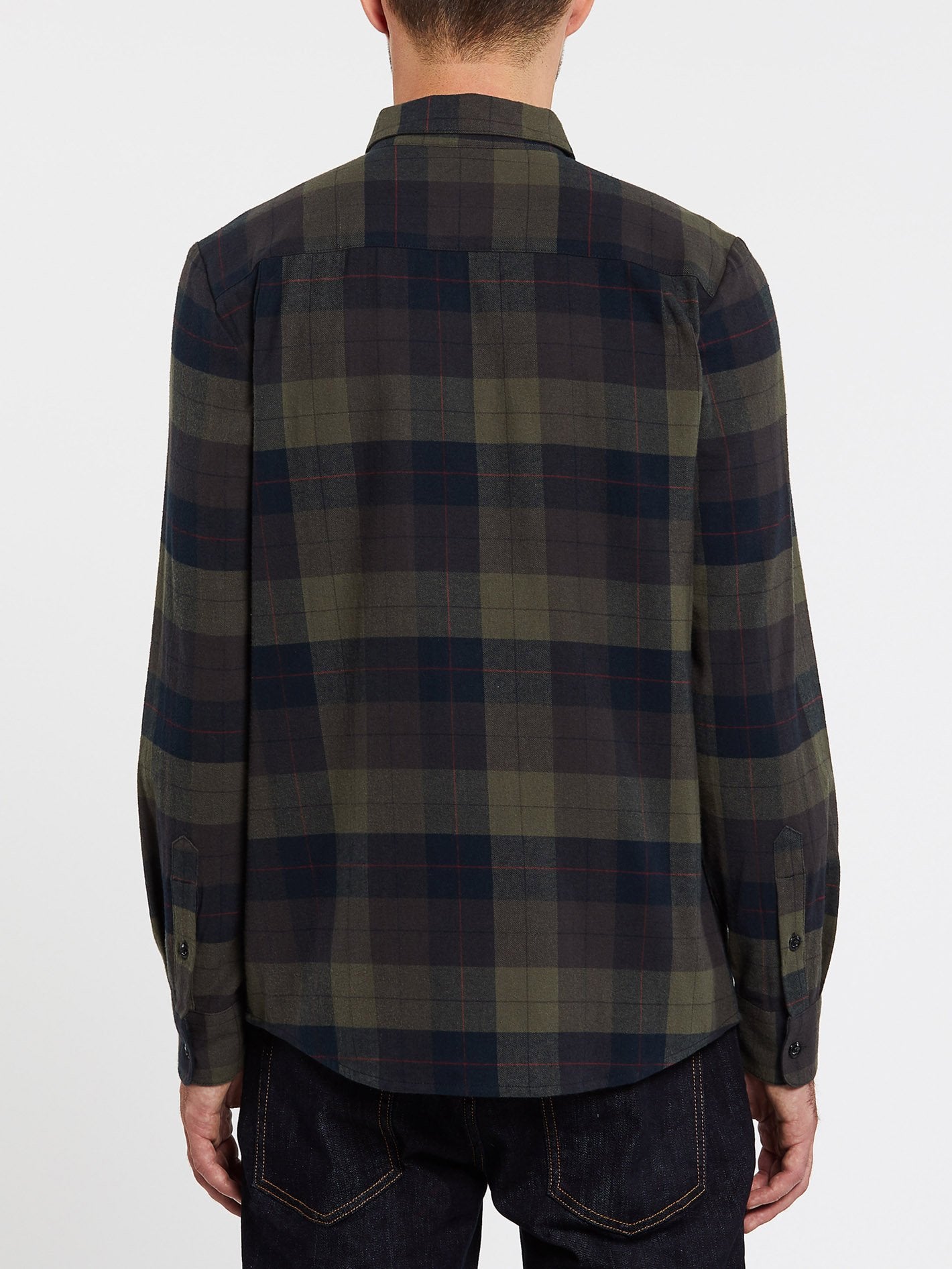 Caden Plaid Shirt - ARMY GREEN COMBO