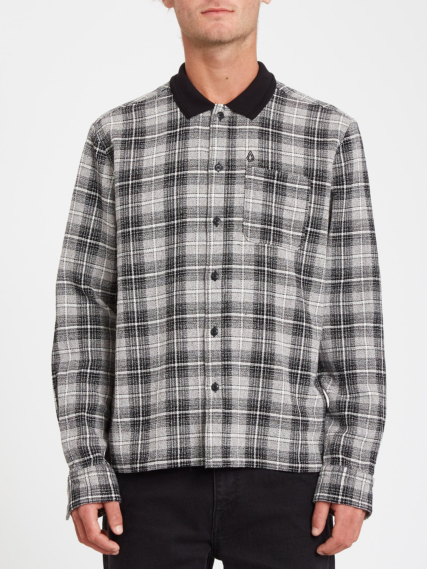 Louie Lopez Flannel Shirt - BLACK