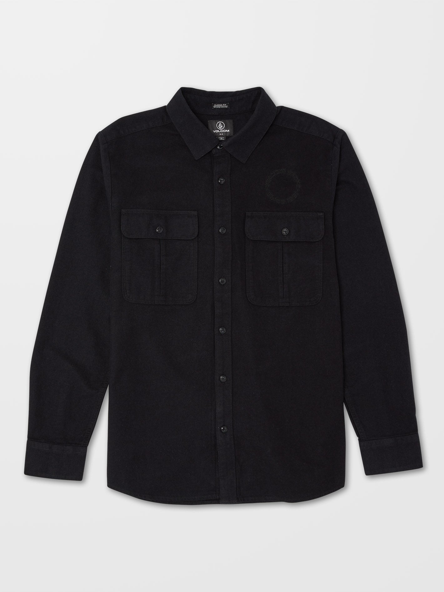 Minneret Flannel Shirt - BLACK