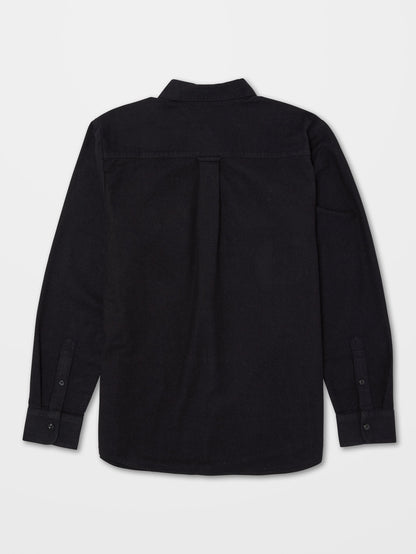 Minneret Flannel Shirt - BLACK