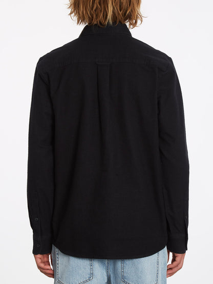 Minneret Flannel Shirt - BLACK