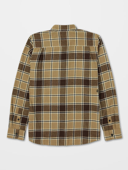 Caden Plaid Shirt - KHAKI