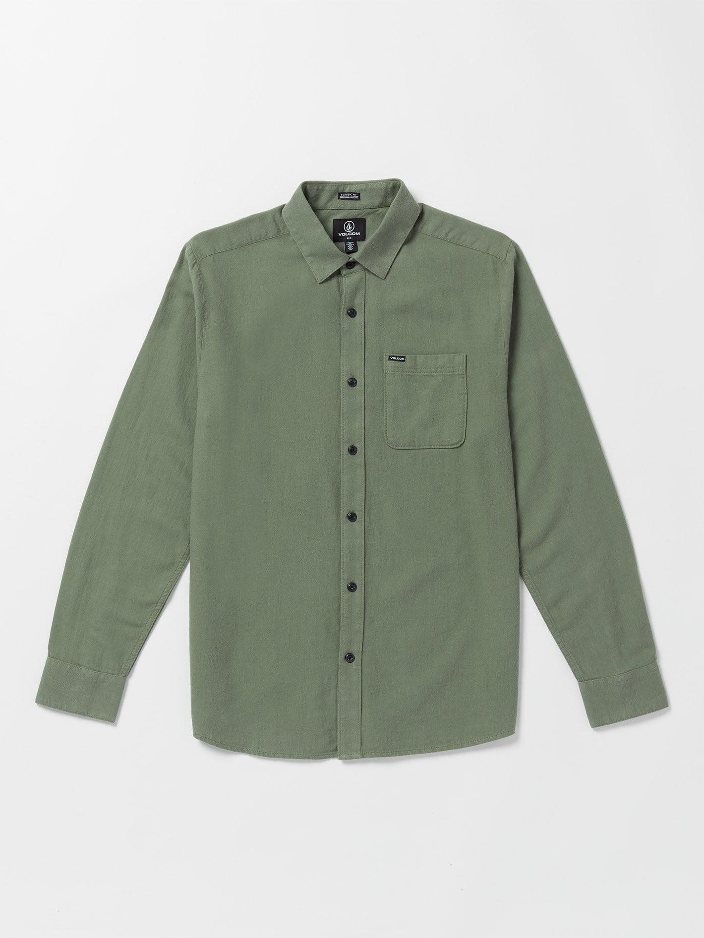 Caden Solid Shirt - AGAVE