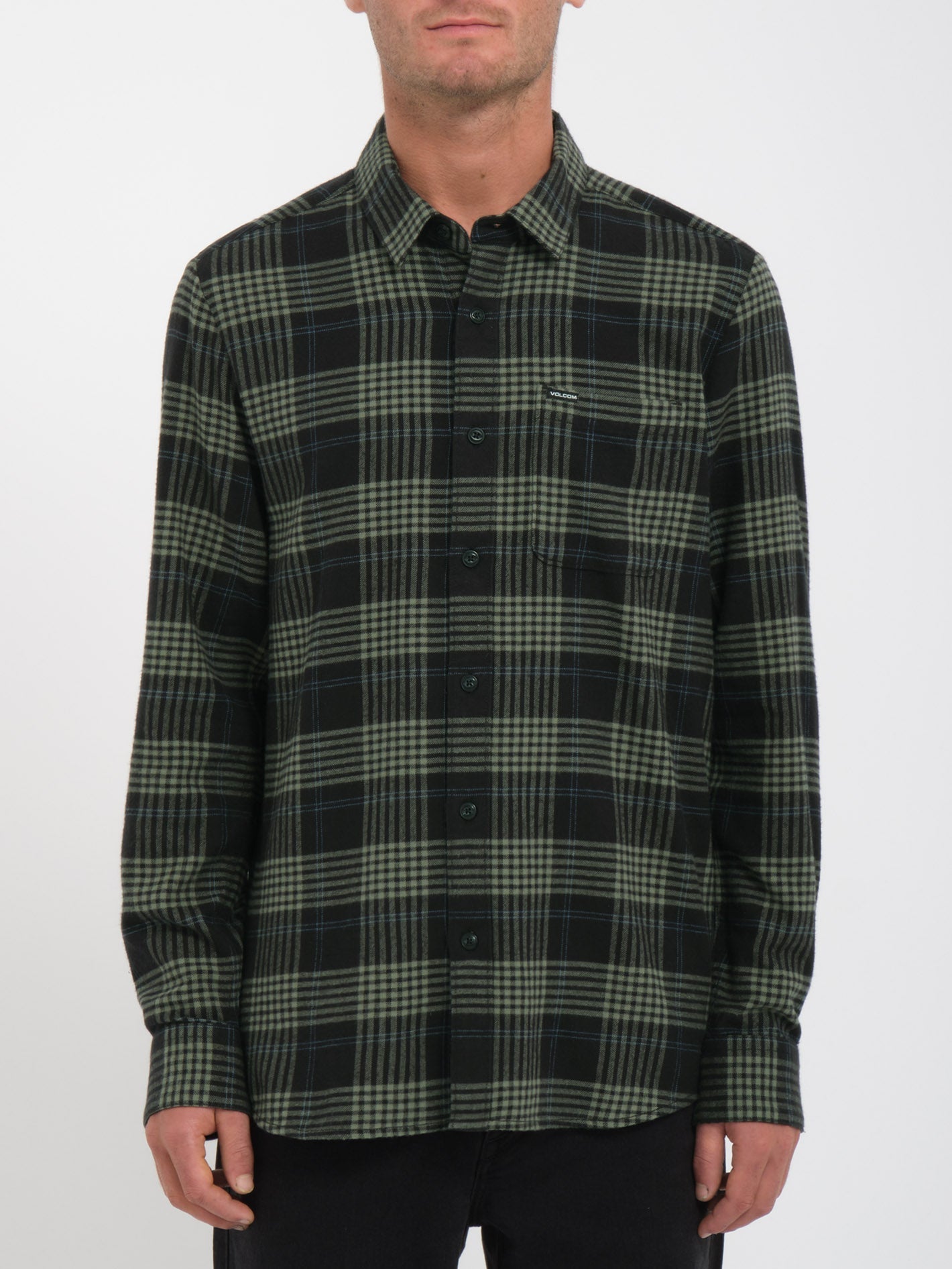 Caden Plaid Shirt - BLACK