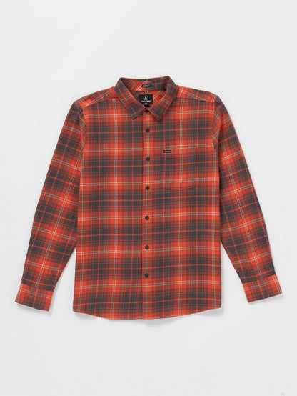 Caden Plaid Shirt - Bright Red