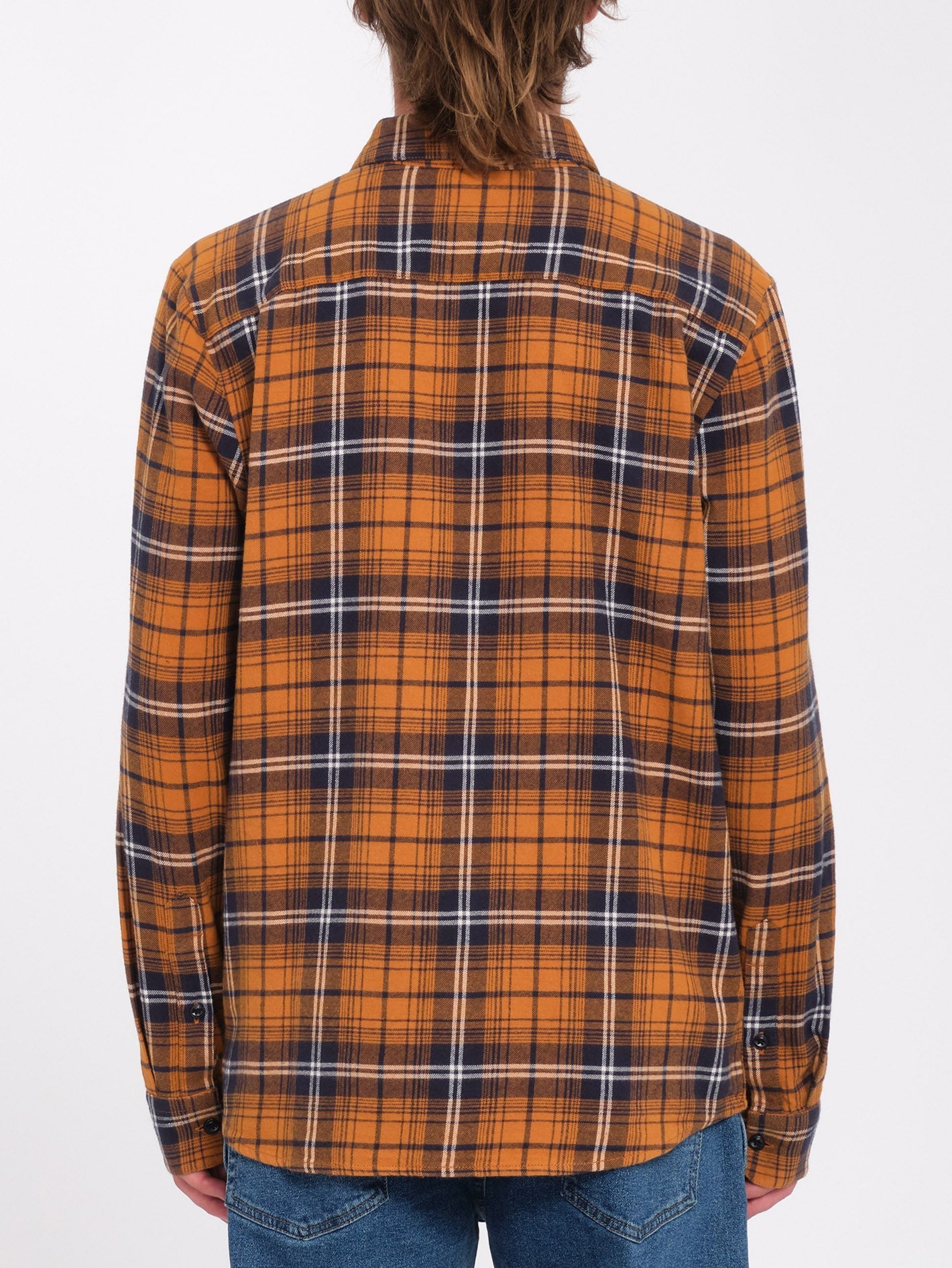 Caden Plaid Shirt - Chestnut Brown