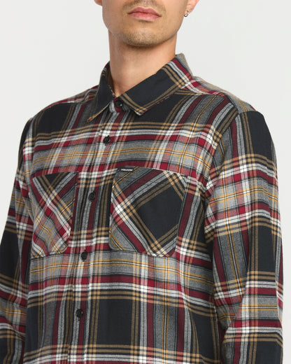 Netastone Flannel Shirt - Antique Black