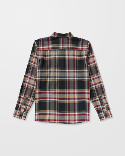 Netastone Flannel Shirt - Antique Black