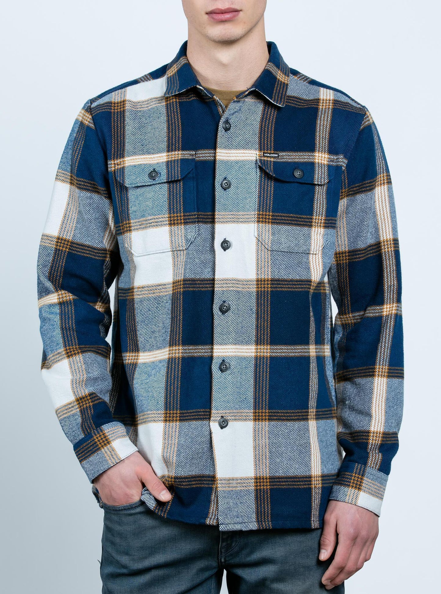Heavy Daze Long Sleeve Shirt - Indigo