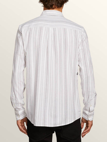Clasher Long Sleeve Shirt - White