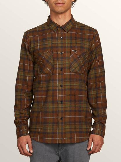Lumberg Long Sleeve Flannel - Vineyard Green