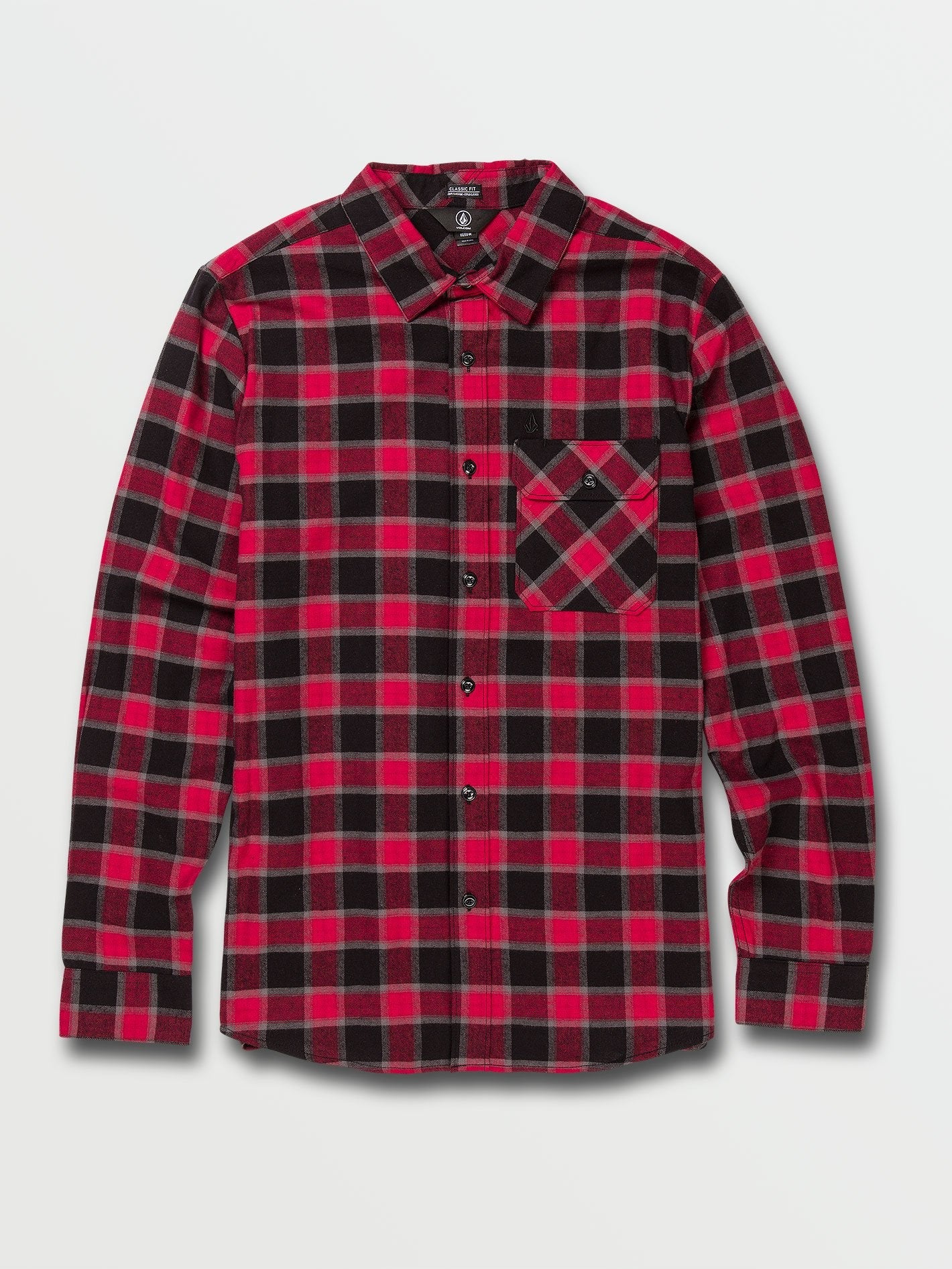 Shadows Flannel Shirt - BLACK