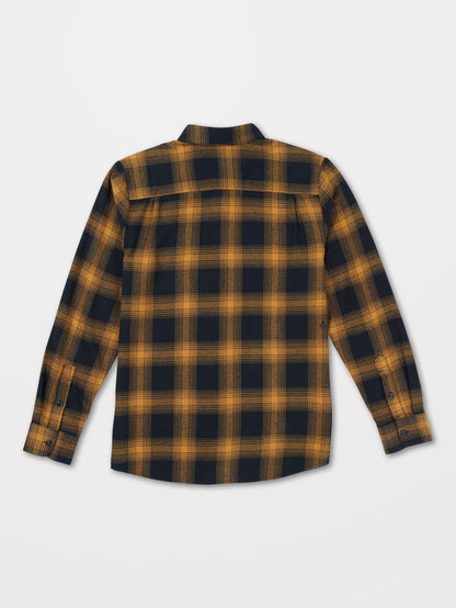 Netastone Flannel Shirt - RINSED BLACK