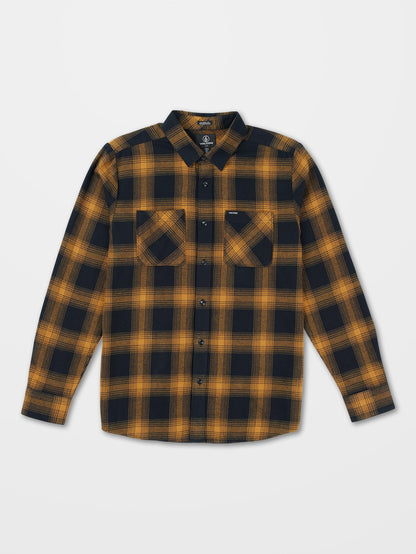 Netastone Flannel Shirt - RINSED BLACK