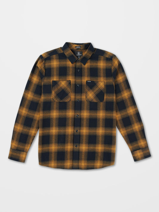 Netastone Flannel Shirt - RINSED BLACK