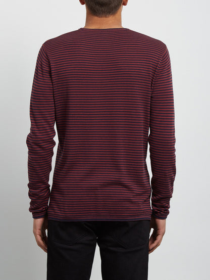 Harweird Stripe Sweater - Crimson